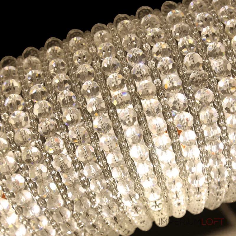 Подвесной светильник Crystal Halo D150 Gold от ImperiumLoft