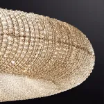 Подвесной светильник Crystal Halo D150 Gold от ImperiumLoft