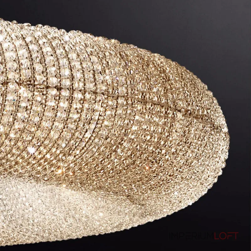 Подвесной светильник Crystal Halo D150 Gold от ImperiumLoft