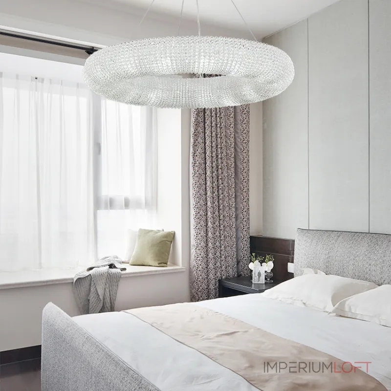 Подвесной светильник Crystal Halo D150 Gold от ImperiumLoft