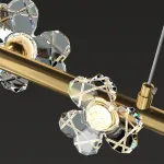 Подвесной светильник CAMILIA LONG L140 Black от ImperiumLoft