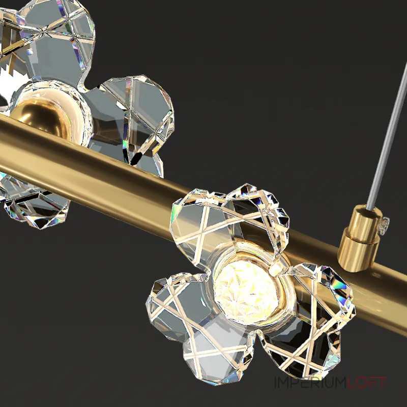 Подвесной светильник CAMILIA LONG L140 Black от ImperiumLoft