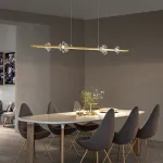 Подвесной светильник CAMILIA LONG L140 Black от ImperiumLoft