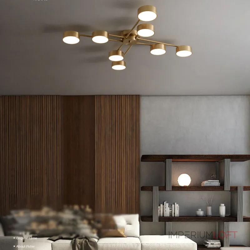 Потолочная люстра DAHLIA L8 Потолочная люстра DAHLIA L8