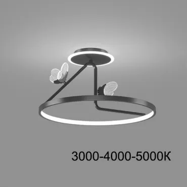 Потолочная люстра BABETTA CH E D40 Black Трех Потолочная люстра BABETTA CH E D40 Black Трех