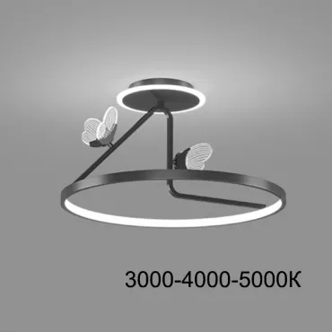 Потолочная люстра BABETTA CH E D50 Black Трех Потолочная люстра BABETTA CH E D50 Black Трех