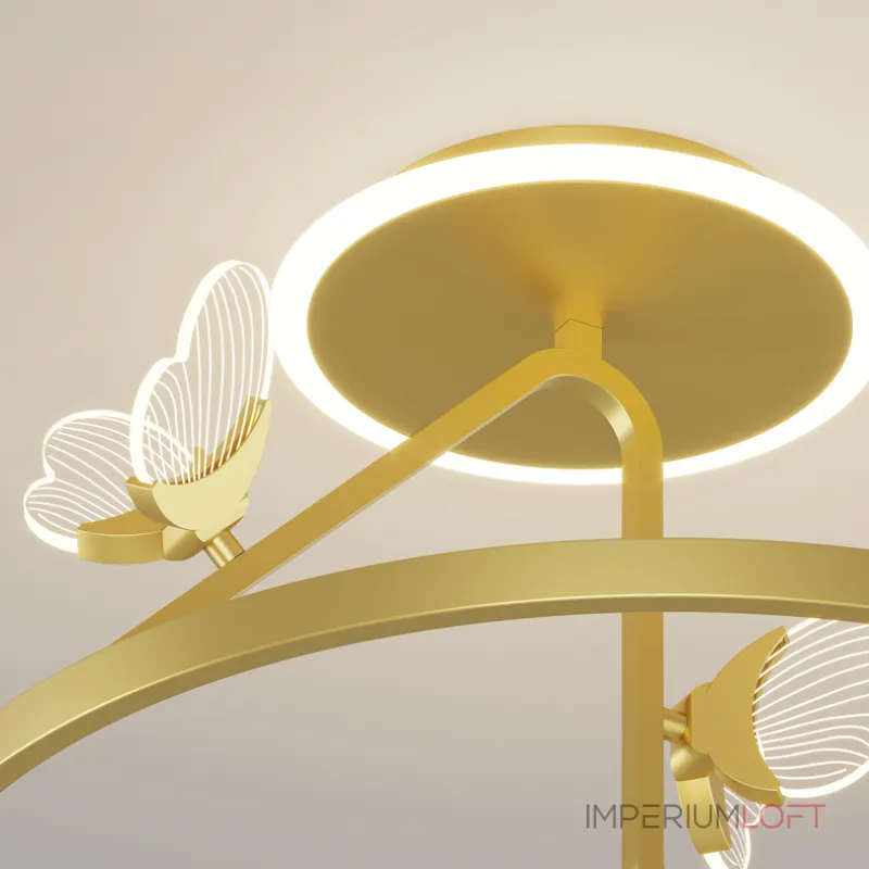 Потолочная люстра BABETTA CH E D50 Brass 4000К