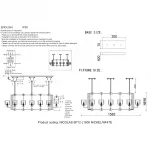 Подвесная люстра Crystal Lux NICOLAS SP12 L1600 NICKEL/WHITE