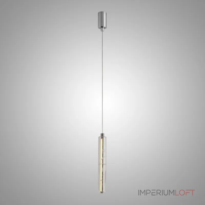 Серия подвесных светодиодных светильников с цилиндрическими плафонами из хрустального стекла с узором WILNER H44 от ImperiumLoft Серия подвесных светодиодных светильников с цилиндрическими плафонами из хрустального стекла с узором WILNER H44 от ImperiumLoft