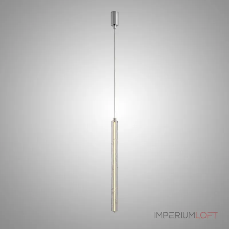 Серия подвесных светодиодных светильников с цилиндрическими плафонами из хрустального стекла с узором WILNER H84 от ImperiumLoft Серия подвесных светодиодных светильников с цилиндрическими плафонами из хрустального стекла с узором WILNER H84 от ImperiumLoft