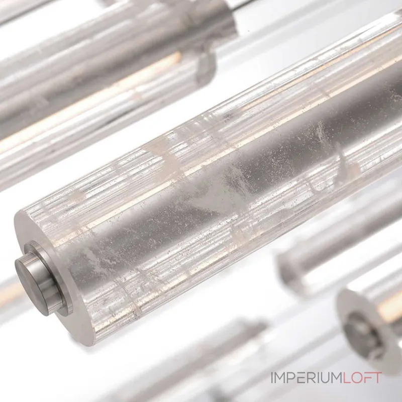 Серия подвесных светодиодных светильников с цилиндрическими плафонами из хрустального стекла с узором WILNER H84 от ImperiumLoft Серия подвесных светодиодных светильников с цилиндрическими плафонами из хрустального стекла с узором WILNER H84 от ImperiumLoft