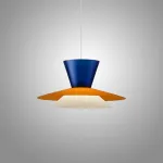 Серия подвесных светильников с плафонами в виде комбинаций усеченных конусов разного цвета и размера MIKKU C D30 от ImperiumLoft