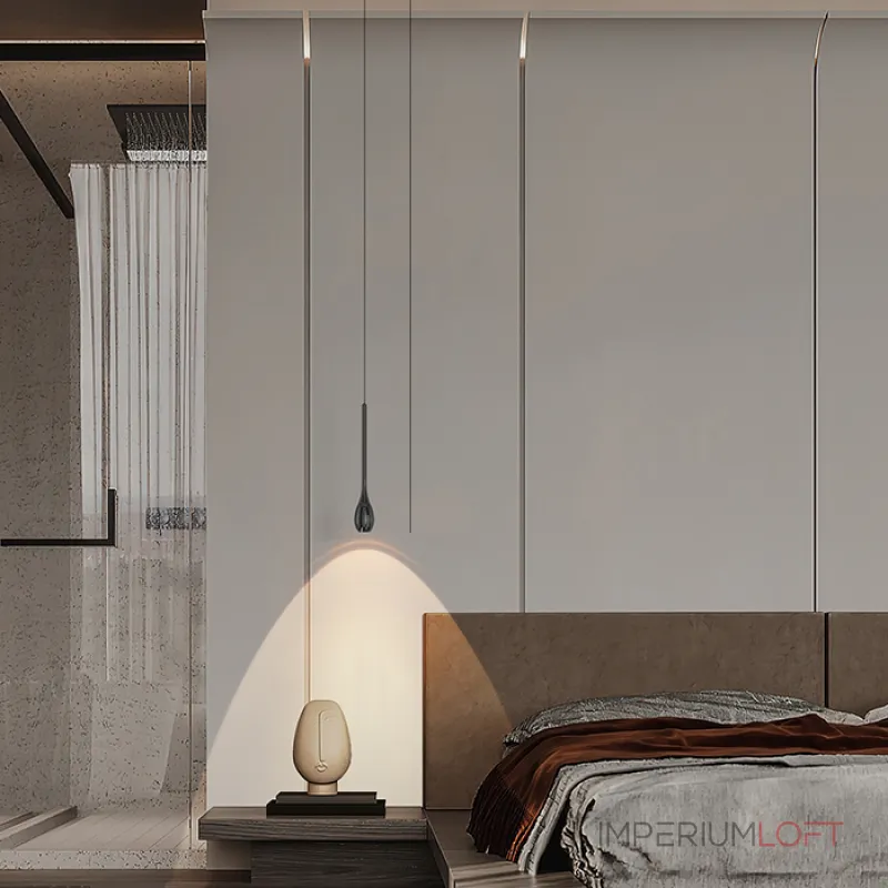 Серия подвесных светодиодных светильников с каплевидным корпусом JURIS Chrome от ImperiumLoft