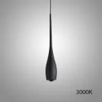 Серия подвесных светодиодных светильников с каплевидным корпусом JURIS B Black 3000К от ImperiumLoft