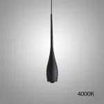 Серия подвесных светодиодных светильников с каплевидным корпусом JURIS B Black 4000К от ImperiumLoft