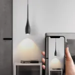 Серия подвесных светодиодных светильников с каплевидным корпусом JURIS B White 3000К с лифтом от ImperiumLoft