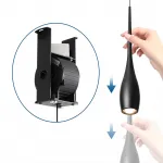 Серия подвесных светодиодных светильников с каплевидным корпусом JURIS B White 3000К с лифтом от ImperiumLoft