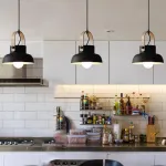 Подвесной светильник с деревянным хомутом CLUTCH D16 Grey от ImperiumLoft