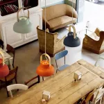 Подвесной светильник с деревянным хомутом CLUTCH D16 Grey от ImperiumLoft