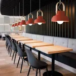 Подвесной светильник с деревянным хомутом CLUTCH D16 Grey от ImperiumLoft