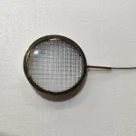 Светодиодный подвесной светильник с дисковидным плафоном с двусторонним свечением из фактурного стекла ручной работы ULF ONE от ImperiumLoft