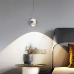 Серия подвесных светильников шарообразной формы с линзированным LED-источником и регулировкой угла наклона TAVE Gold 3000К с лифтом от ImperiumLoft