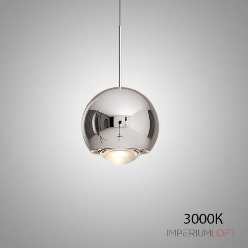 Серия подвесных светильников шарообразной формы с линзированным LED-источником и регулировкой угла наклона TAVE Chrome 3000К от ImperiumLoft Серия подвесных светильников шарообразной формы с линзированным LED-источником и регулировкой угла наклона TAVE Chrome 3000К от ImperiumLoft