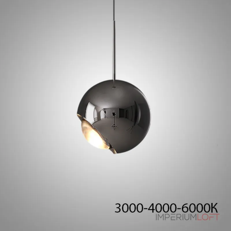 Серия подвесных светильников шарообразной формы с линзированным LED-источником и регулировкой угла наклона TAVE Black 3000-4000-6000К от ImperiumLoft Серия подвесных светильников шарообразной формы с линзированным LED-источником и регулировкой угла наклона TAVE Black 3000-4000-6000К от ImperiumLoft
