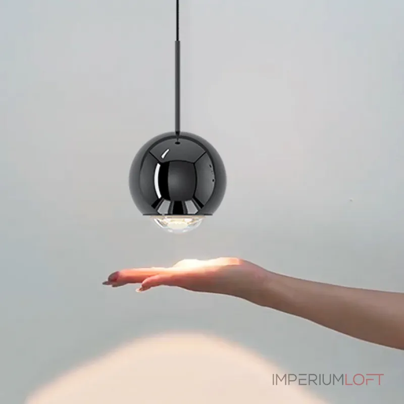 Серия подвесных светильников шарообразной формы с линзированным LED-источником и регулировкой угла наклона TAVE Gold 3000К с лифтом от ImperiumLoft Серия подвесных светильников шарообразной формы с линзированным LED-источником и регулировкой угла наклона TAVE Gold 3000К с лифтом от ImperiumLoft