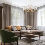 Подвесная люстра FEAT LUX L18 Black