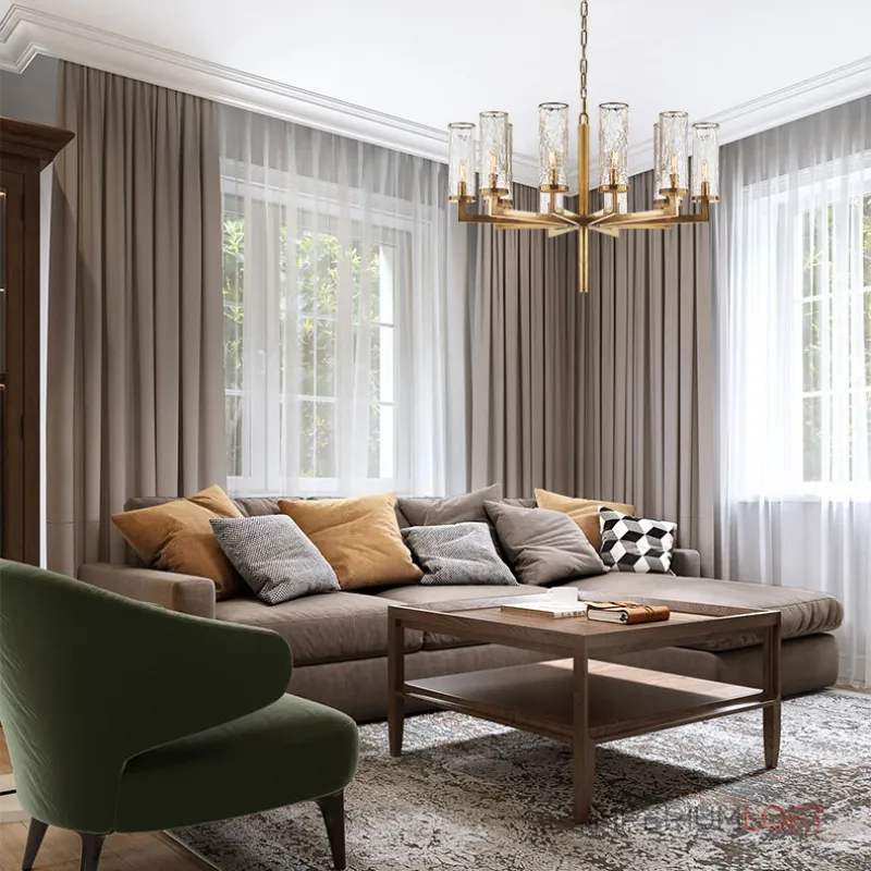 Подвесная люстра FEAT LUX L21 Nickel Подвесная люстра FEAT LUX L21 Nickel