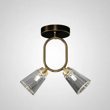 Потолочный светильник ADRIELL CH Brass Black Потолочный светильник ADRIELL CH Brass Black