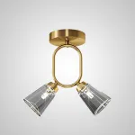 Потолочный светильник ADRIELL CH Brass Black от ImperiumLoft