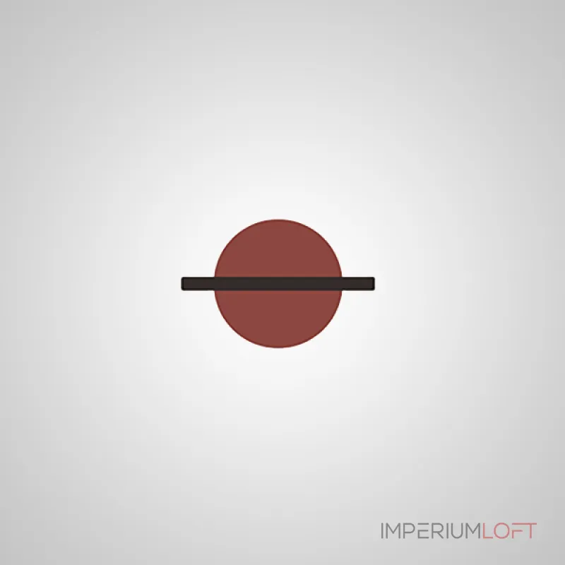 Настенный светильник LIBERTY WALL D76 Black от ImperiumLoft Настенный светильник LIBERTY WALL D76 Black от ImperiumLoft