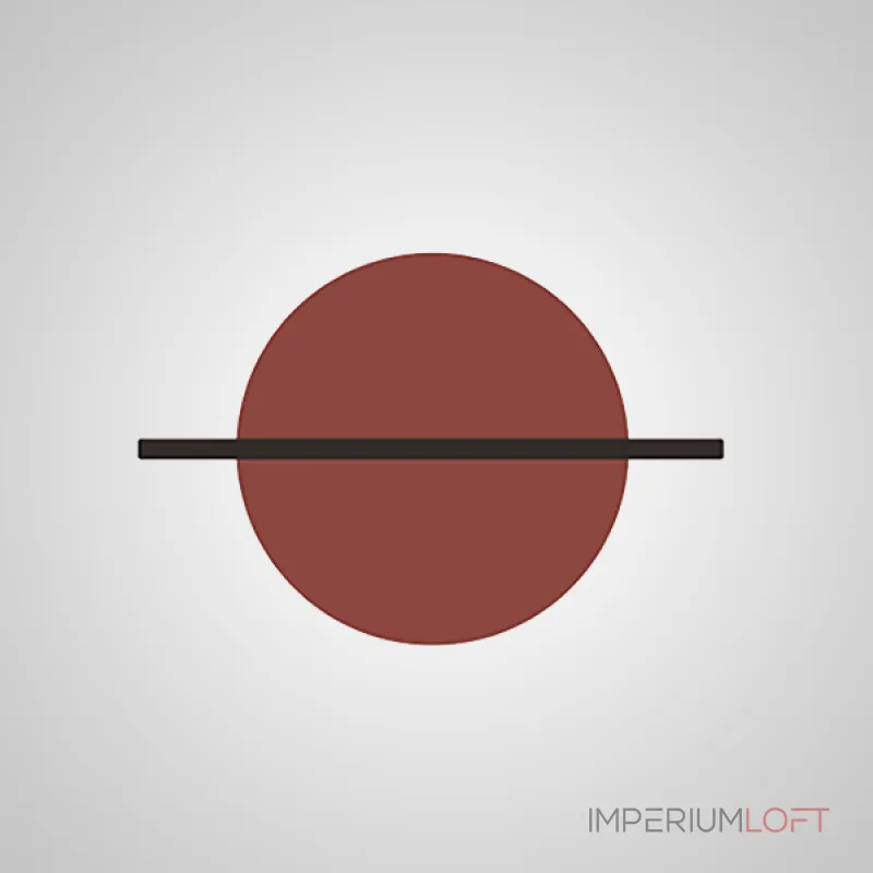 Настенный светильник LIBERTY WALL D76 Black от ImperiumLoft Настенный светильник LIBERTY WALL D76 Black от ImperiumLoft