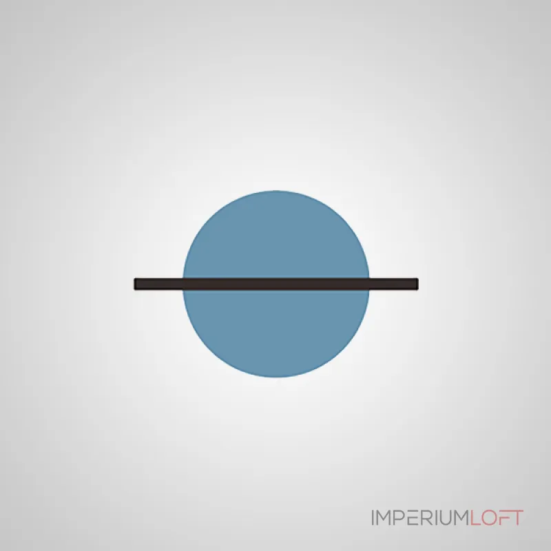 Настенный светильник LIBERTY WALL D76 Black от ImperiumLoft Настенный светильник LIBERTY WALL D76 Black от ImperiumLoft