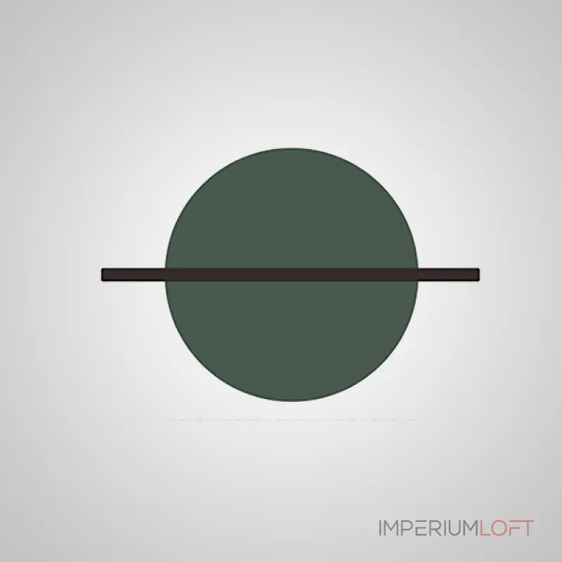 Настенный светильник LIBERTY WALL D76 Black от ImperiumLoft Настенный светильник LIBERTY WALL D76 Black от ImperiumLoft