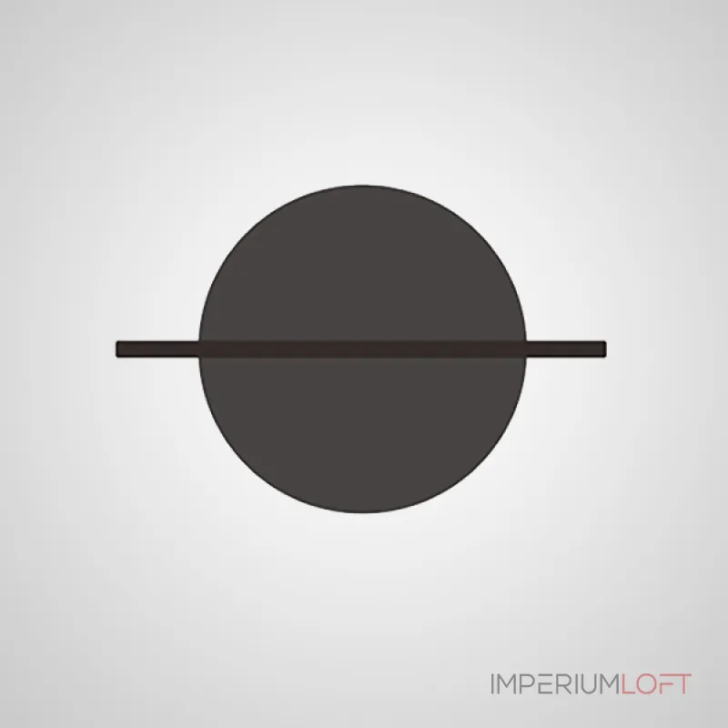 Настенный светильник LIBERTY WALL D76 Black от ImperiumLoft Настенный светильник LIBERTY WALL D76 Black от ImperiumLoft