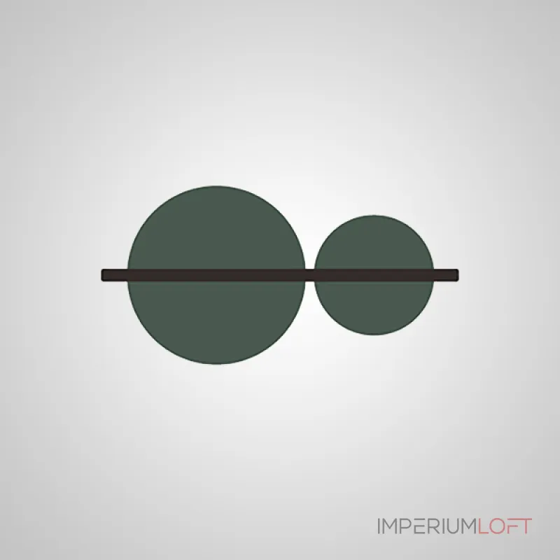 Настенный светильник LIBERTY TWO WALL Blue от ImperiumLoft Настенный светильник LIBERTY TWO WALL Blue от ImperiumLoft