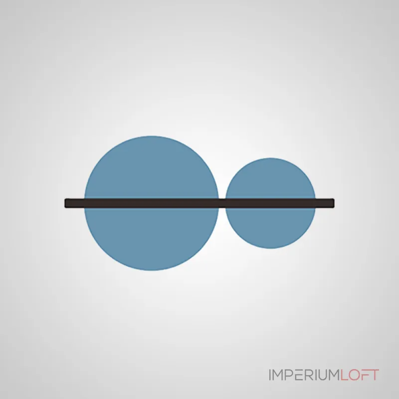 Настенный светильник LIBERTY TWO WALL Blue от ImperiumLoft Настенный светильник LIBERTY TWO WALL Blue от ImperiumLoft