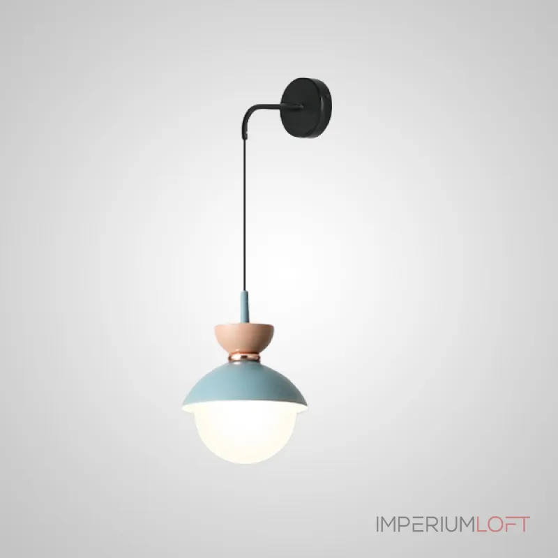 Настенный светильник POMPON WALL Pink Grey от ImperiumLoft