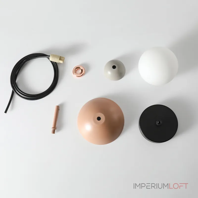 Настенный светильник POMPON WALL Pink Grey от ImperiumLoft