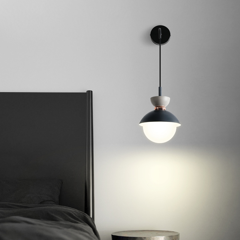 Настенный светильник POMPON WALL Pink Grey от ImperiumLoft