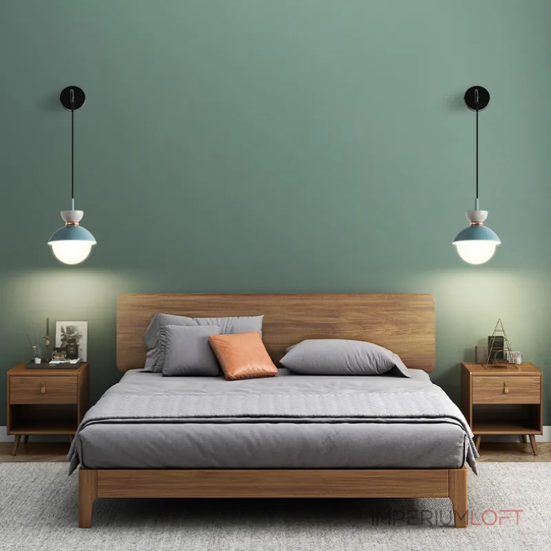 Настенный светильник POMPON WALL Pink Grey от ImperiumLoft