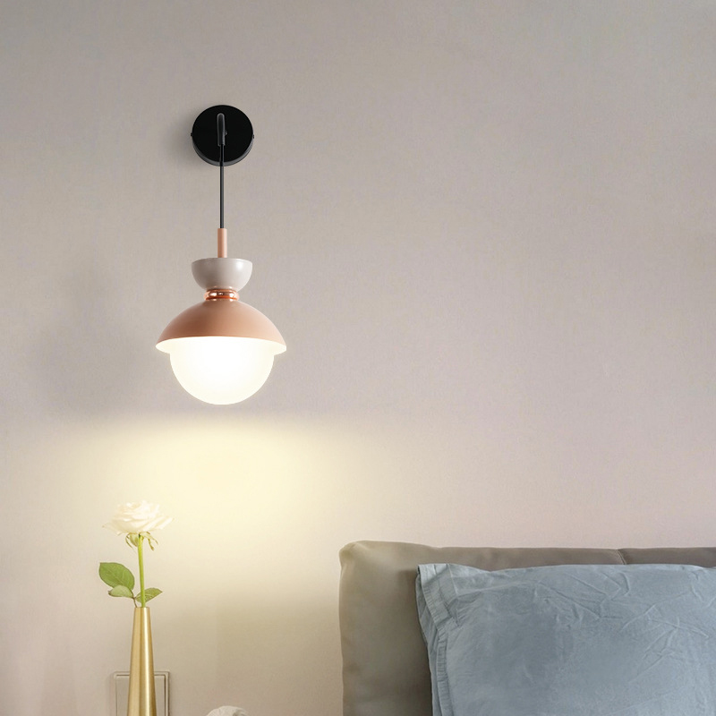 Настенный светильник POMPON WALL Pink Grey от ImperiumLoft