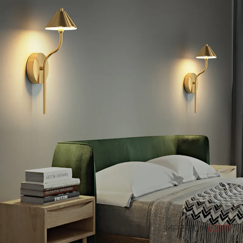 Настенный светильник GENRE L2 Brass от ImperiumLoft