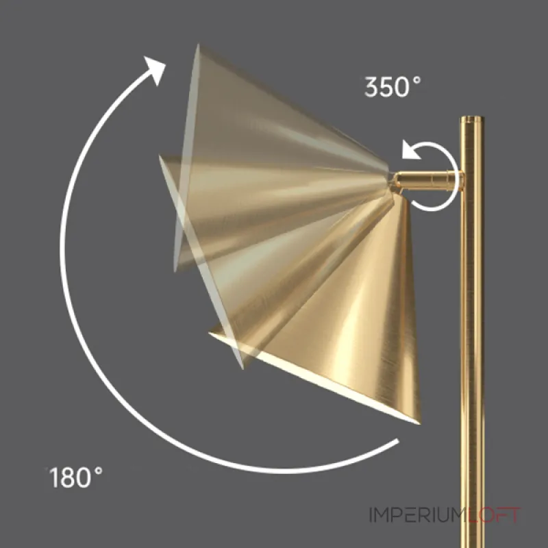 Настенный светильник RIGEL WALL Brass от ImperiumLoft