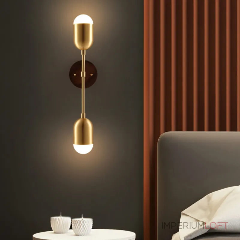 Настенный светильник CHRIS A Brass от ImperiumLoft