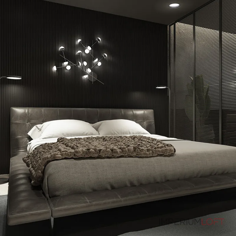 Настенный светильник HILVI WALL L48 Black от ImperiumLoft Настенный светильник HILVI WALL L48 Black от ImperiumLoft