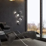 Настенный светильник HILVI WALL L83 Black от ImperiumLoft